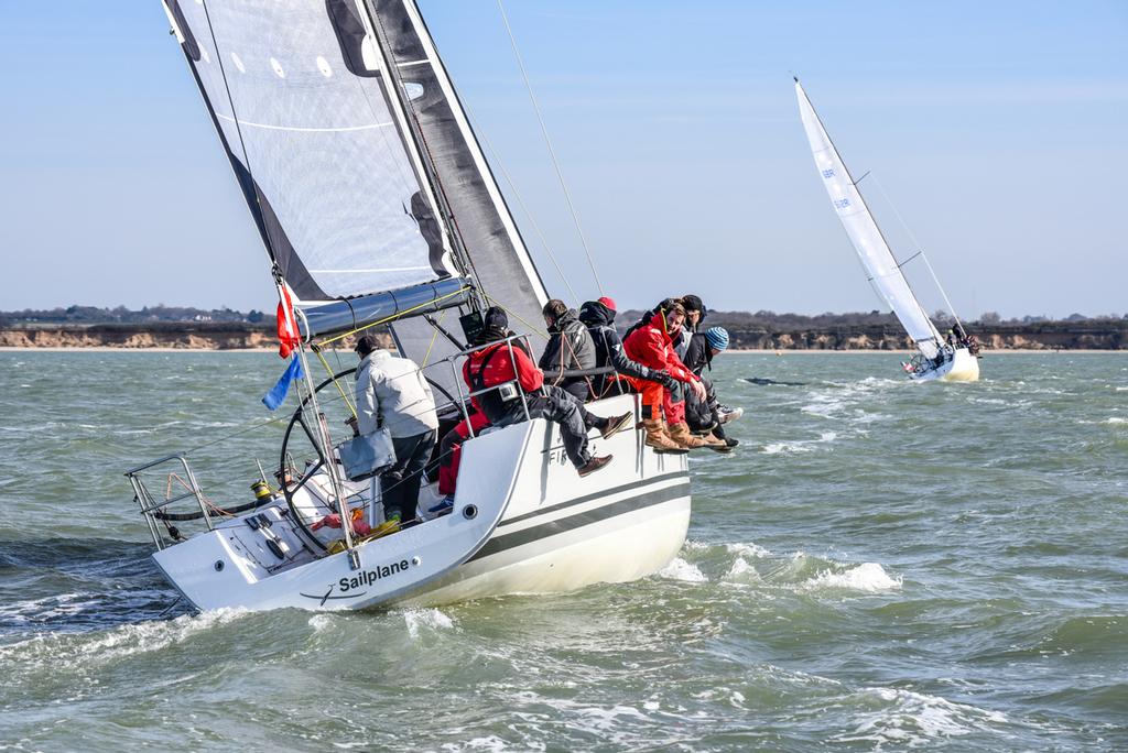 IRC3 Sailplane - Helly Hansen Warsash Spring Series 2017 © Andrew Adams